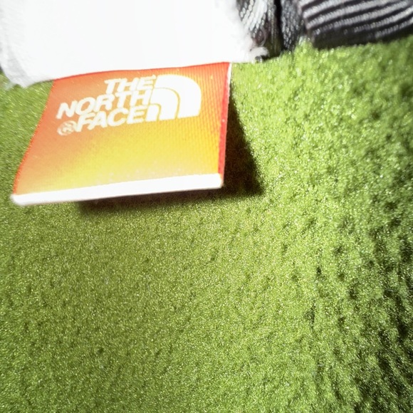 The North Face Full Zip Fleece Jacket Men’s Large Olive Green Gray TKA 100 - Picture 15 of 16